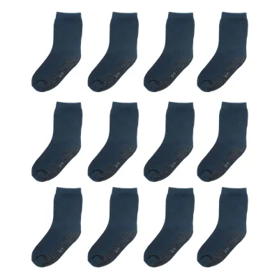 Produktbild von Mejale StoppersockenKinder 12 Paar Antirutschsocken Baby Jungen Rutschsocken ABS Baumwolle Socken Mädchen Crew Socks 18-24 Monate