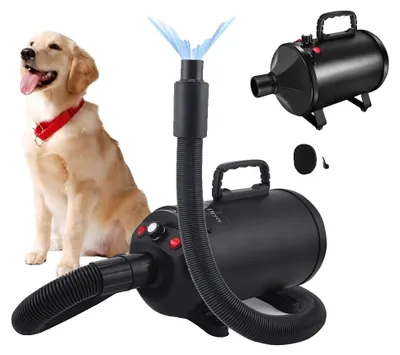Image de Sèche-cheveux, moteur puissant, vitesse réglable, sèche-cheveux pour chiens