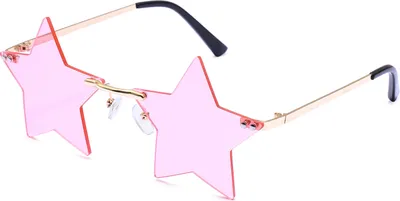 Produktbild von Sonnenbrille Stern Gläser Rosa Pink