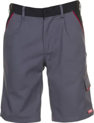 Productafbeelding van Planam Highline shorts, grijs/zwart/rood, maat XXXL, artikelnummer 2372064