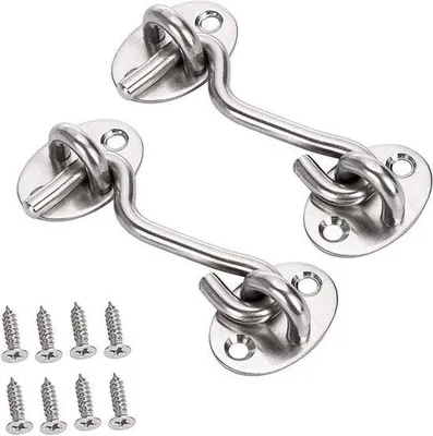 Produktbild von Edelstahl Türschnalle robust 2-teilig