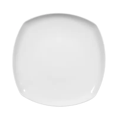 Immagine prodotto di Seltmann Weiden Lido Teller Flach Eckig, Speiseteller, Porzellan, Weiß, 26.2 cm, 001.198963