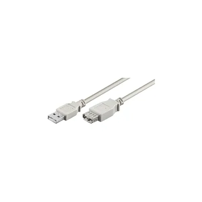 Produktbild von Goobay 68621, 0,3 m, USB A, USB A, USB 2.0, Männlich/Weiblich, Grau