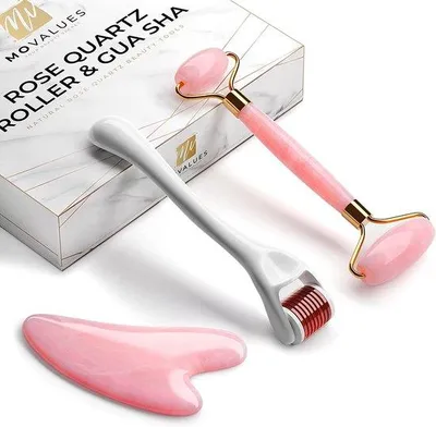 Produktbild von Famanu Gesichtsmassagegerät – Hautverjüngungsgerät – 3-in-1 Set