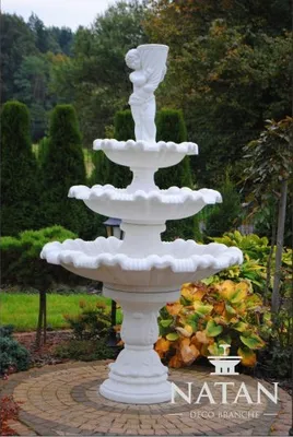 Immagine prodotto di Fontana ornamentale Scultura di fontana Decorazione di fontana Fontana da giardino Laghetto Nuovo 227cm