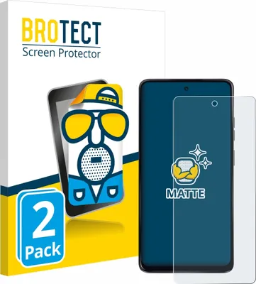 Produktbild von 2x BROTECT Schutzfolie für Motorola Moto G24 Displayschutz Displayschutzfolie Folie Matt Entspiegelungsfolie