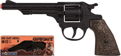 Produktbild von Cowboy-Revolver 8-schüssig GONHER 80/6