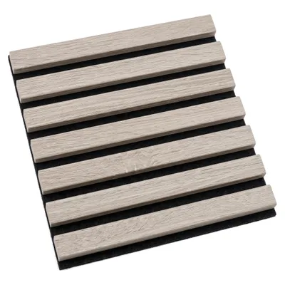 Produktbild von MDF-Lamellen 30x30 cm - Wandlamellen - Dekorationspaneele - Filzlamellen - SONOMA, KI-generiertes Bild