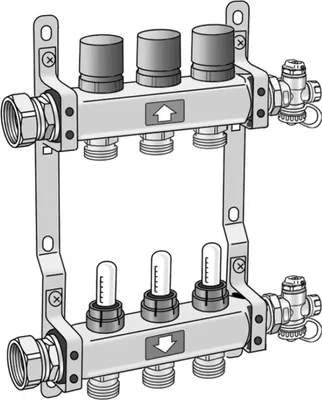 Image de KE Kelit KMU590E, KELOX-ULTRAX, FB Verteiler, 2, L : 225 mm, 1 pièce.