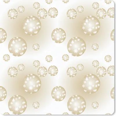 Produktbild von MuchoWow® Mauspad Mousepad Weihnachtskugeln - Winter - Weihnachten 20x20 cm - Mousepads - Maus Mat - Pad - Mausunterlage - Desk Mat - Bureauartikeln