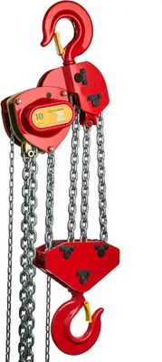 Produktbild von Delta Rot Premium Stirnradkettenzug Tragkraft 10,0t Länge 3,0m