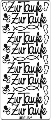 Produktbild von Kreativsticker 10x23cm Motiv 94 VE=5 Stück gold