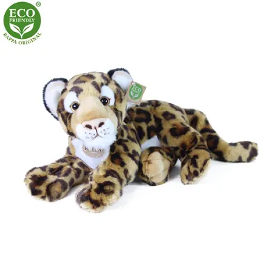 Obrázok produktu pre Plyšový leopard ležiaci 40 cm ECO-FRIENDLY (8590687211728)