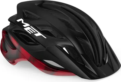 Image de Casque MET Veleno noir-rouge Taille M (56-58 cm) 3HM138CE00MNR1