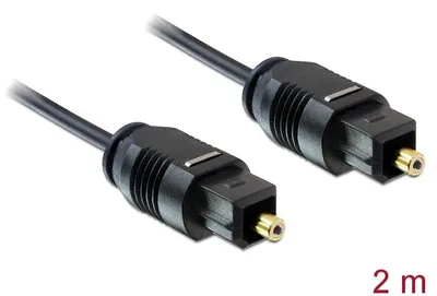Produktbild von DeLOCK 2m Toslink Standard, TOSLINK, TOSLINK, Gold