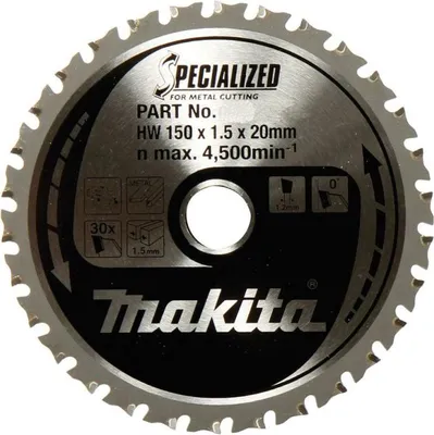 Produktbild von Makita Sägeblatt für Bleche 150x20x52Z B-47042