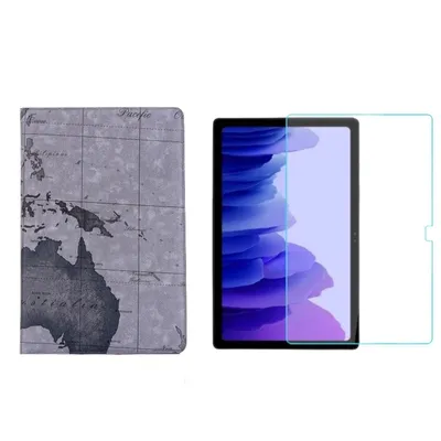 Produktbild von 2in1 Schutz Set für Samsung Galaxy Tab A7 SM-T500 T505 10.4 Zoll Tablet mit Schutzhülle + Displayschutz Folie Auto Sleep/Wake Cover