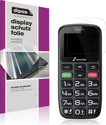Produktbild von 4x Schutzfolie für SweetLink S2Plus klar Displayschutzfolie Folie Display Schutz dipos