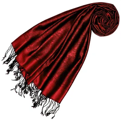 Immagine prodotto di Omgoods - Sciarpa in seta e viscosa con motivo paisley