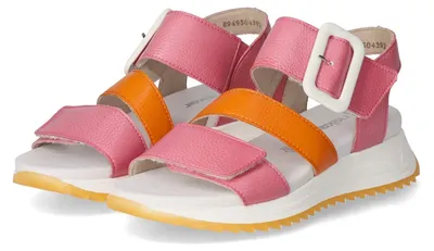 Produktbild von Rieker Damen Sandaletten Rosa Glattleder  Größe: 42