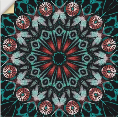 Produktbild von ARTland Wandbild, selbstklebend Mandala Schutz des Kriegers Größe: 30x30 cm