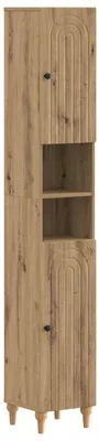 Image de Armoire de Salle de Bain avec Étagère Ouverte ALKMAAR