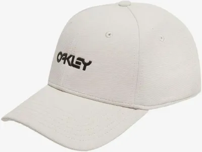 Image de Casquette Oakley 6 PANEL STRETCH METALLIC noire S/M