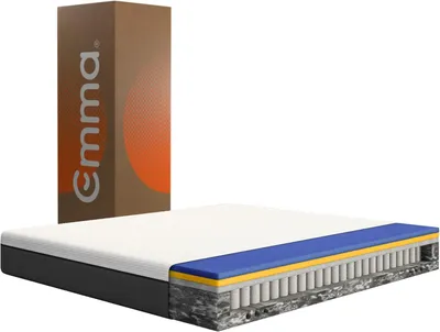 Produktbild von EMMA Premium 25 Hybrid Federkern 5-Zonen Taschenfederkernmatratze Memory Gelschaum - 140x200cm