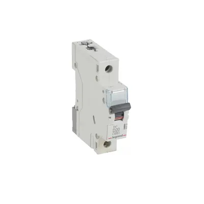 Obrázok produktu pre Legrand TX3, Miniatúrny istič, Typ D, IP20, 240 - 415 V
