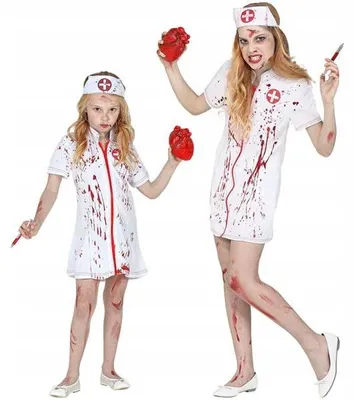 Image de Costume d'infirmière zombie pour enfants 128