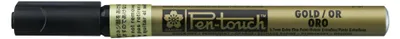 Produktbild von Sakura Pen-touch Metallic, Gold, Schwarz, Gold, 1 Farben, Extrafein, Rund, Glas, Metall, Papier, Kunststoff, Holz