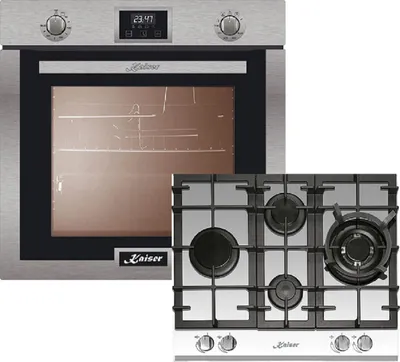Produktbild von Kaiser Küchengeräte Gasherd-Set EG 6372 KCG 6394 W