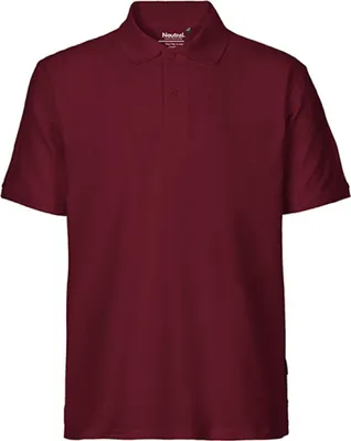 Produktbild von Neutral O20080 | Herren Classic Polo / 100% Fairtrade-Baumwolle - Farbe: Bordeaux - Größe: XL