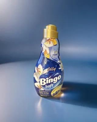 Produktbild von Bingo Soft Weichspüler Lilie 1440 ml – Faserschutz & langanhaltender Blumenduft