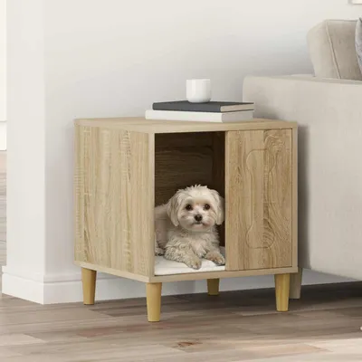 Produktbild von "Schlussverkauf" Hundehütte - VIDAXL - Sonoma 44x42x49 cm Holzwerkstoff  C17831