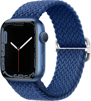 Produktbild von BStrap Elastic Nylon Armband für Apple Watch 38/40/41mm, cold blue