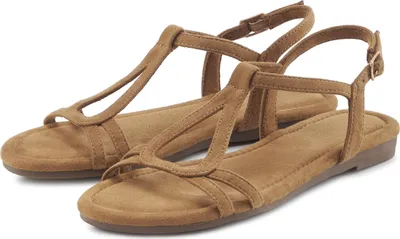 Produktbild von VIVANCE Sandale Sandalette, offener Schuh, Sommerschuh camelfarben Größe 43
