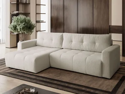 Zdjęcie produktu dla Narożnik VIENNA - styl, komfort i funkcjonalność Ecru Lewy