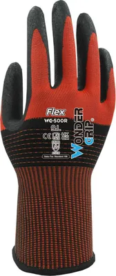 Produktbild von Wonder Grip WG-500R, Werkstatthandschuhe, M, Erwachsener, Erwachsener, Unisex, Kein Muster
