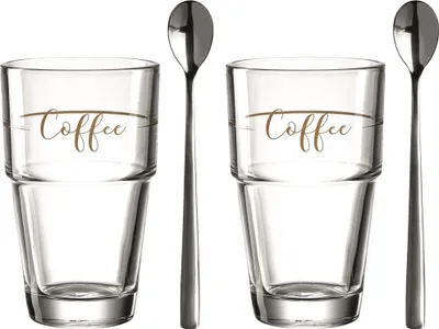 Image de LEONARDO Latte machiato set 43477