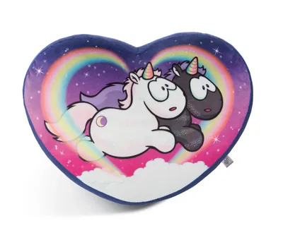 Zdjęcie produktu dla NICI Poduszka jednorożec Star Bringer & Moon Keeper 40x28cm serce ZIELONE