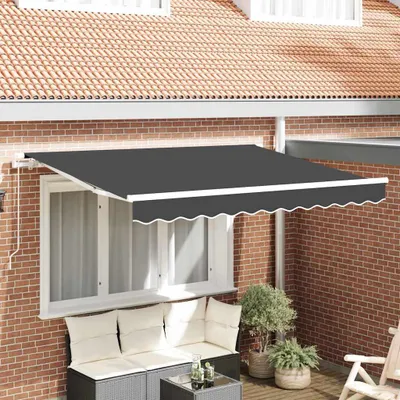 Obrázok produktu pre Maison Exclusive – zatahovacia markíza, antracitová, 300 x 200 cm, látka