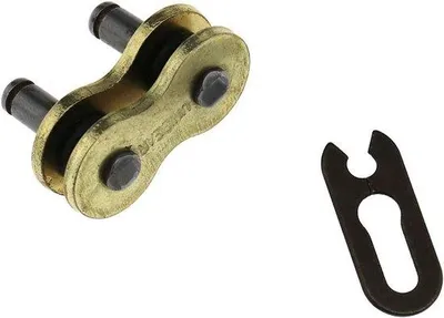 Productafbeelding van Dailygoods- Motor Ketting Goud - 520H Ketting - Verbeterde Acceleratie - Efficiënte Motorwerking - Lichtgewicht Ontwerp - Inclusief Verbindingspen - Motorfiets Ketting
