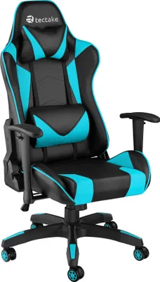 Zdjęcie produktu dla tectake® Racing Gaming Chair Twink ergonomiczny kształt z regulowanym oparciem