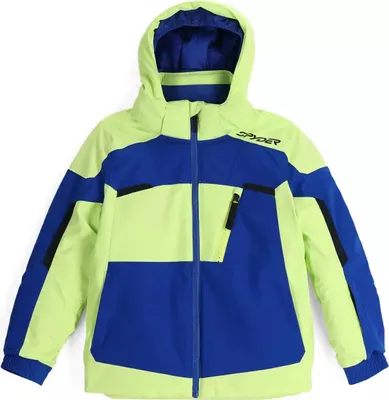 Produktbild von Spyder Leader Skijacke für Kinder - Grösse 104 - Farbe Lime Ice