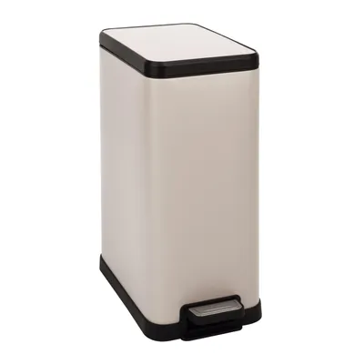 Image de SVITA STM15 Poubelle à pédale 15l incl. seau intérieur Couvercle Softclose Taupe