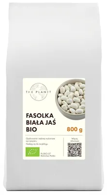 FASOLKA BIAŁA JAŚ BIO 800 g - THE PLANET