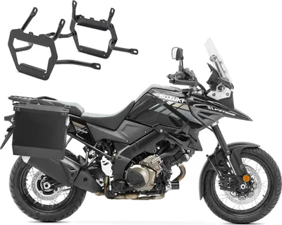 Image de Kit valise en alu + porte-valises adaptable sur Suzuki V-Strom 1050 / DE / XT