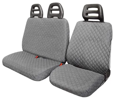 Productafbeelding van CORA 001702392: Zitbekleding voor bestelwagens, maat SP23, gestikt katoen, grijs