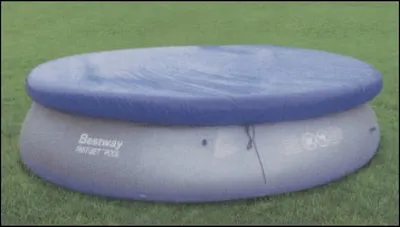 Produktbild von Bestway 58032 Abdeckhaube Fast Set Pools 244 cm bl